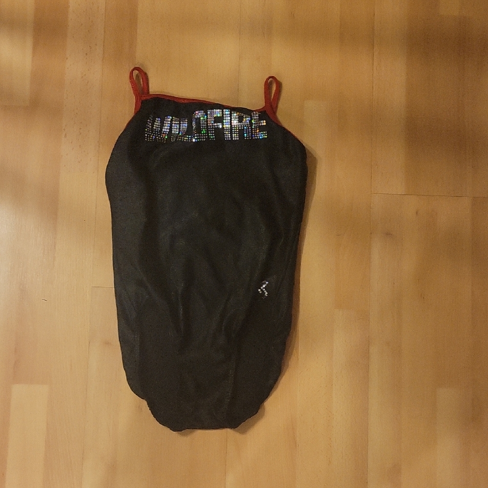 KBee Black Wildfire Leotard